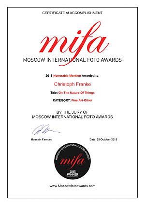 Christoph Franke wins honorable mention at Moscow International Foto Awards 2015