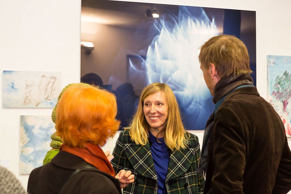 Gruppenausstellung BLAU Nov. 2016 in Dießen im Blauen Haus