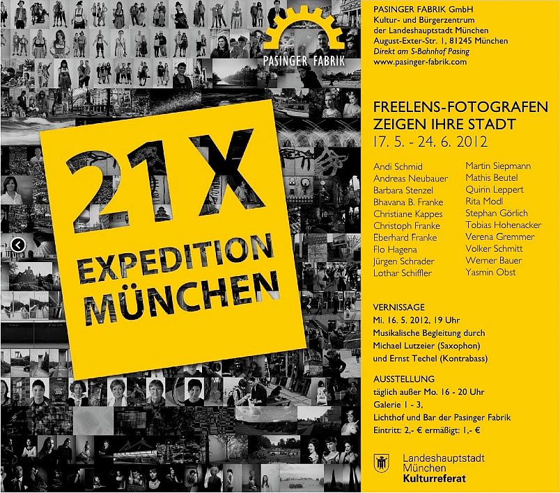 Ausstellungsplakat 21x Pasinger Fabrik