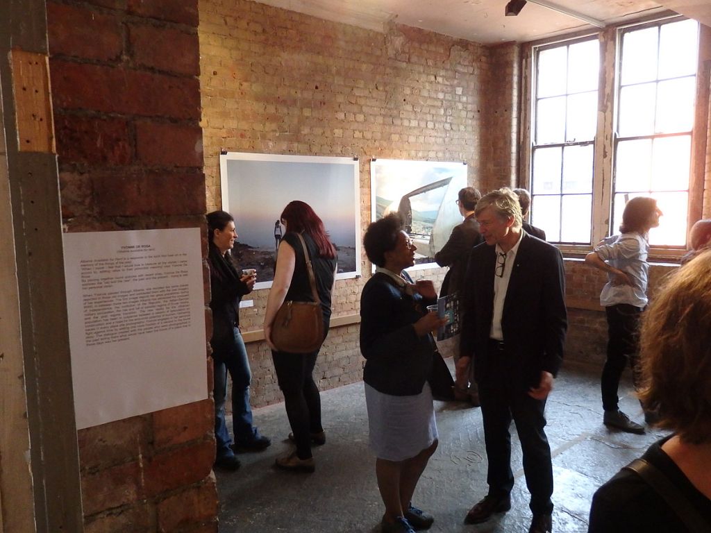 Yvonne de Rosa (on the left) focussed on family memories juxtaposed with new photographs